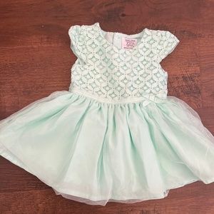 Baby mint green dress
